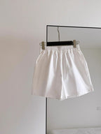 White Shorts For Women, Elegance Women Shorts, High Waisted A Line Slim Casual Hot Girl Straight Pants