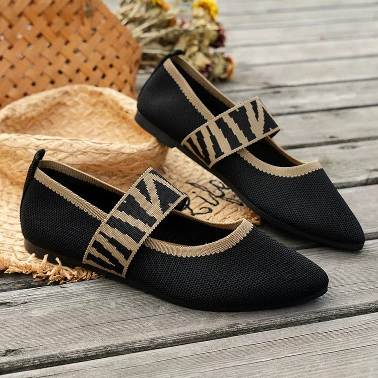 Comfortable Womens Ballet Flats Elegant Low Heel Sneakers for Everyday Wear
