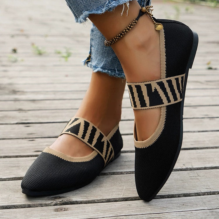 Comfortable Womens Ballet Flats Elegant Low Heel Sneakers for Everyday Wear
