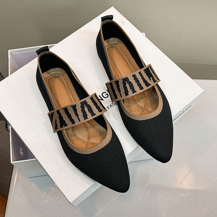 Comfortable Womens Ballet Flats Elegant Low Heel Sneakers for Everyday Wear