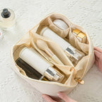 Luxury Women's Makeup Organizer and Travel Cosmetic Bag with Zipper