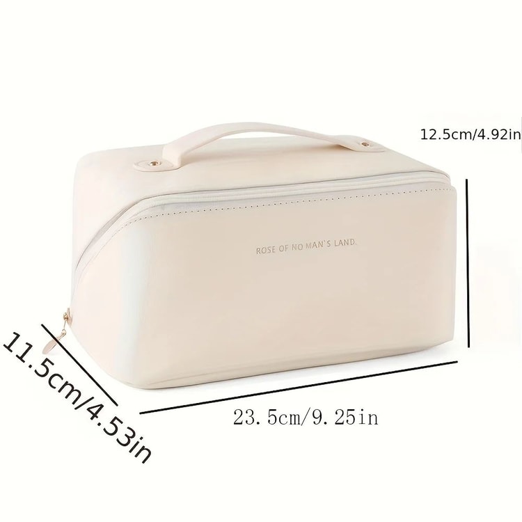 Luxury Women's Makeup Organizer and Travel Cosmetic Bag with Zipper