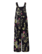 LeafEase Womens Cotton Linen Jumpsuit with Pockets